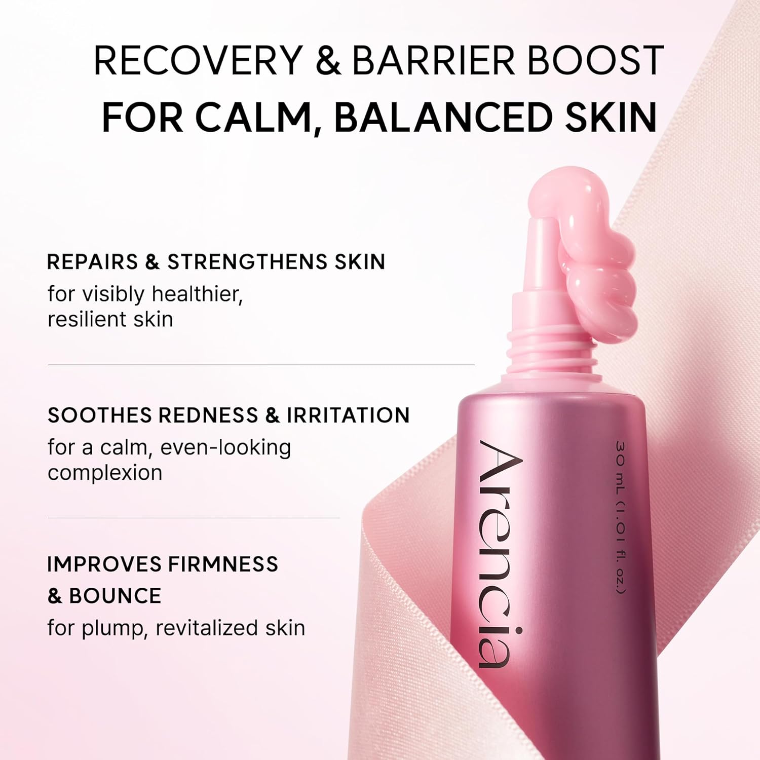 Arencia PDRN Booster Shot Serum, Rosy-PDRN & Peptides for Glowy, Healthy Skin, 30ml