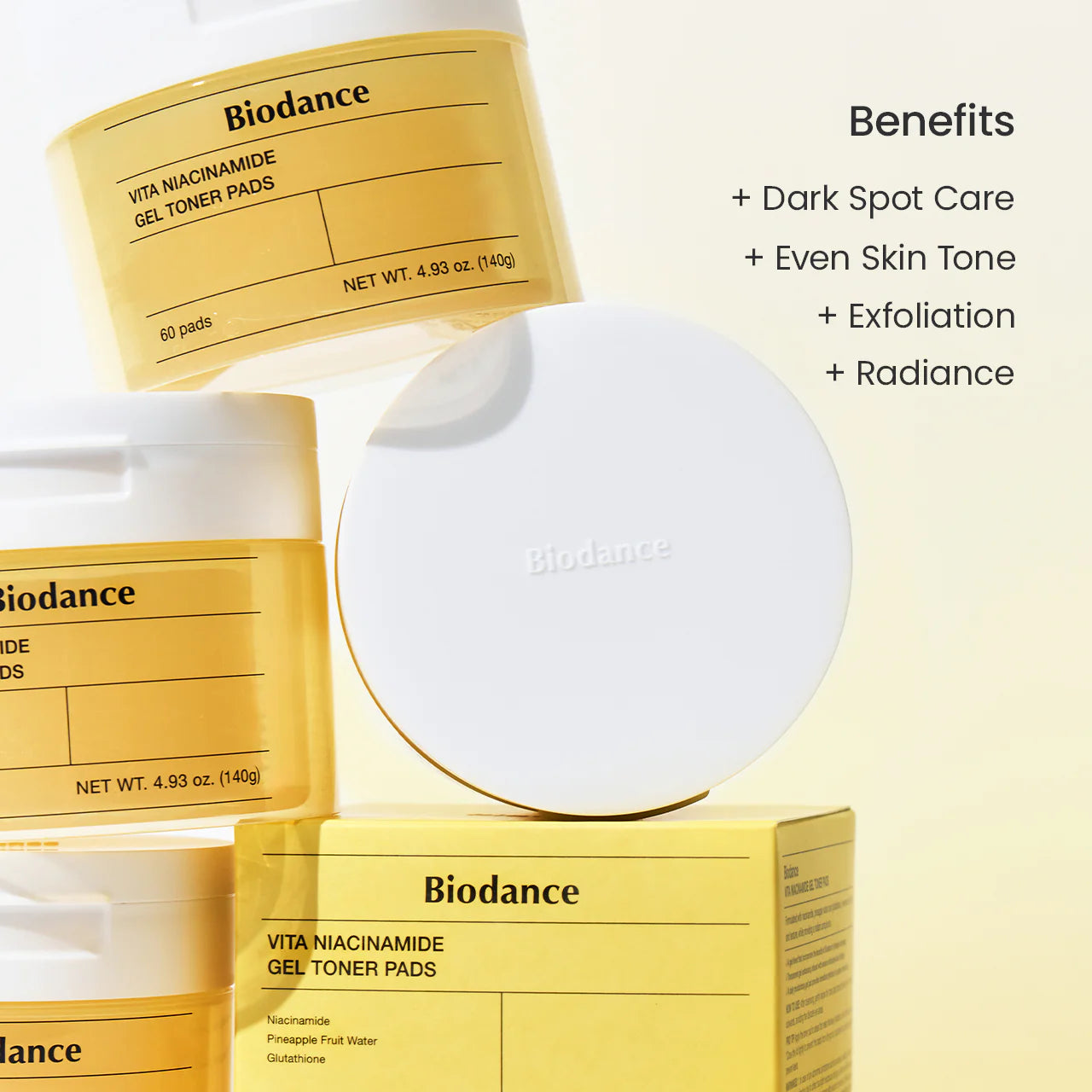 Biodance Vita Niacinamide Gel Toner Pads
