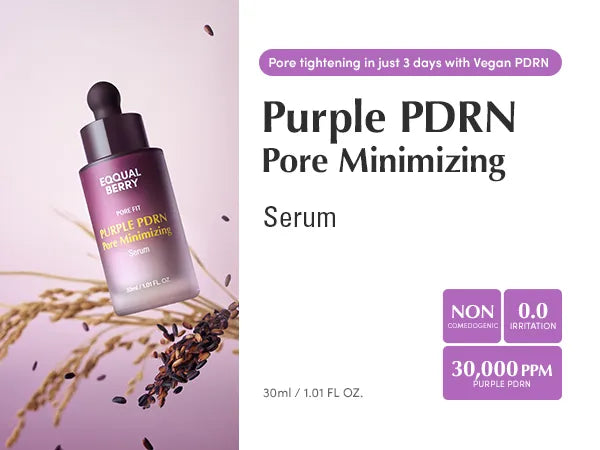 EQQUALBERRY Purple PDRN Pore Minimising Serum
