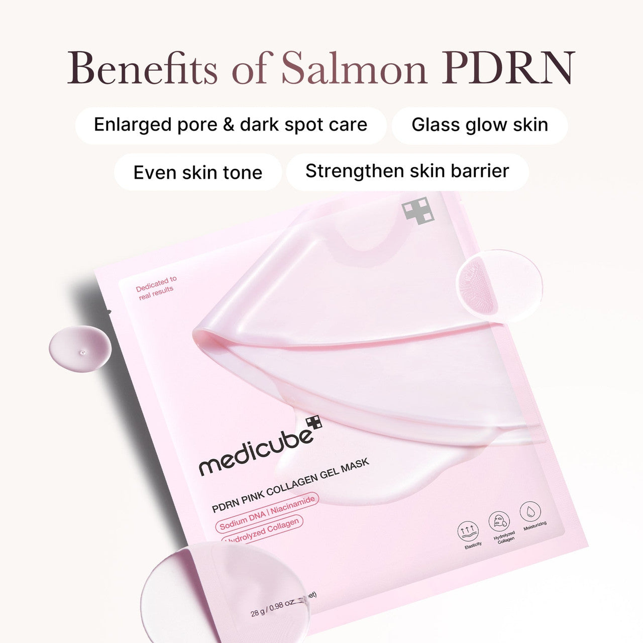 Medicube PDRN Pink Collagen Gel Mask (4pcs)