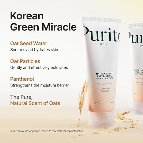 Purito SEOUL Oat In Gentle Exfoliating Face Cleanser